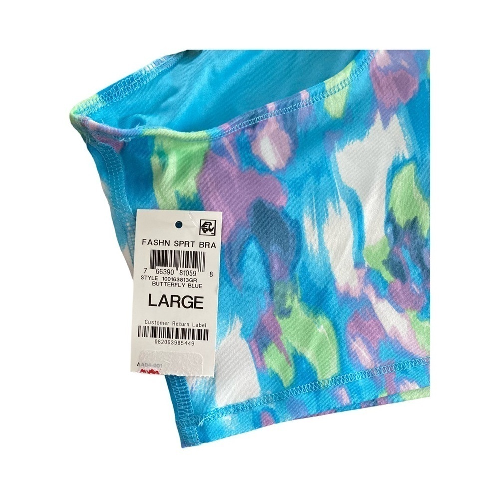ID Ideology Big Girls Painter aLongline Sports Bra NWT Size L - Picture 5 of 5